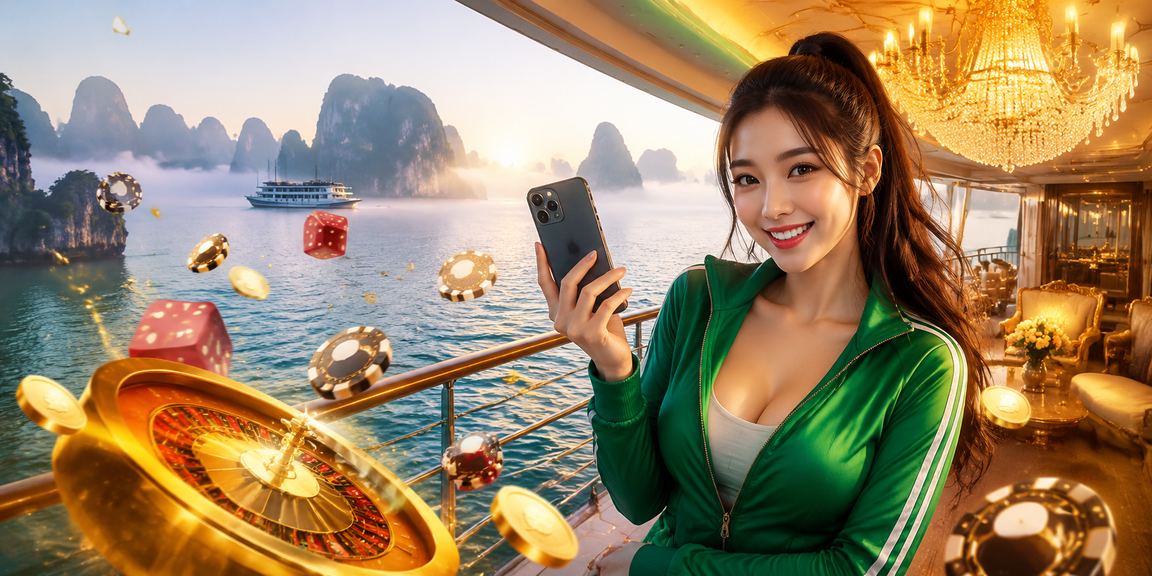 Người chơi Việt Nam tìm hiểu thông tin tại vịnh Hạ Long với thiết bị di động