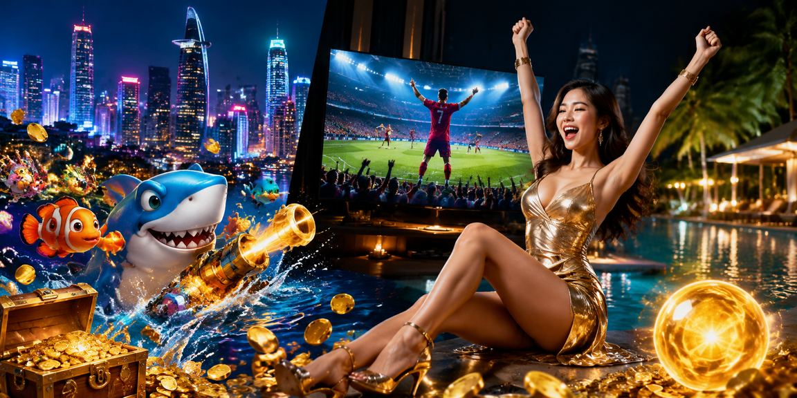 Không khí giải trí ban đêm tại TP.HCM với ánh đèn neon và màn hình trò chơi